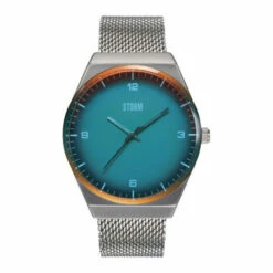 Storm Gents Silver Tone Pinnacle Turquoise SS22 Watch -Storm Shop unnamed file 508