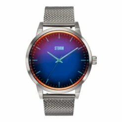 Storm Gents Silver Tone Styro Lazer Watch